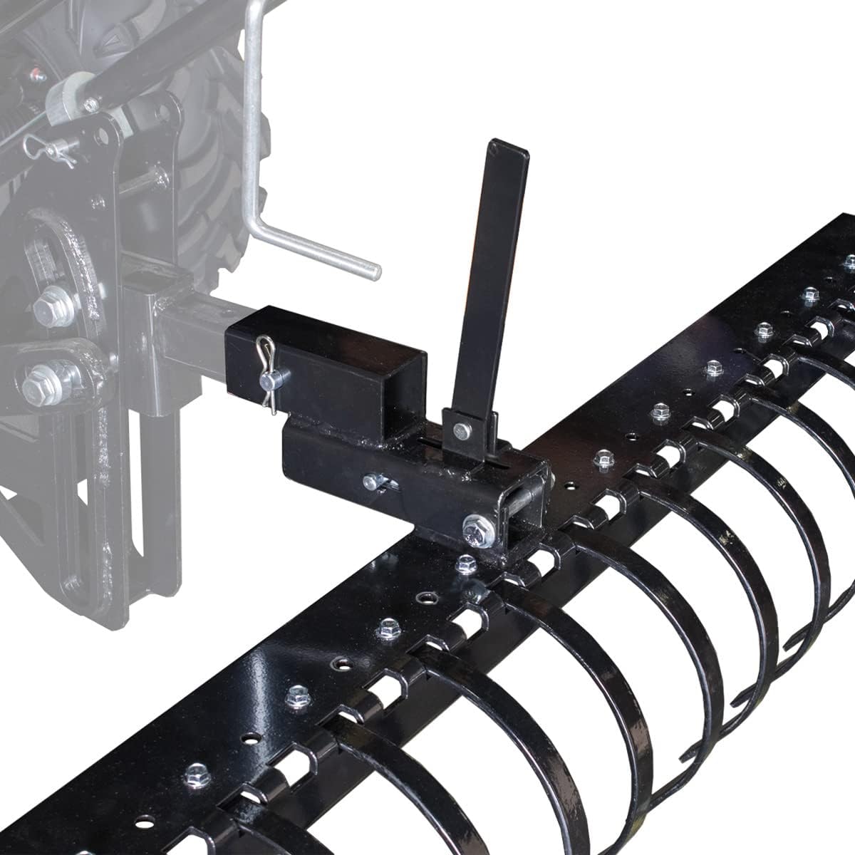 MotoAlliance Impact Implements Pro Landscape Rake w/Tipper Latch for ATV/UTV w/ 2" Receiver