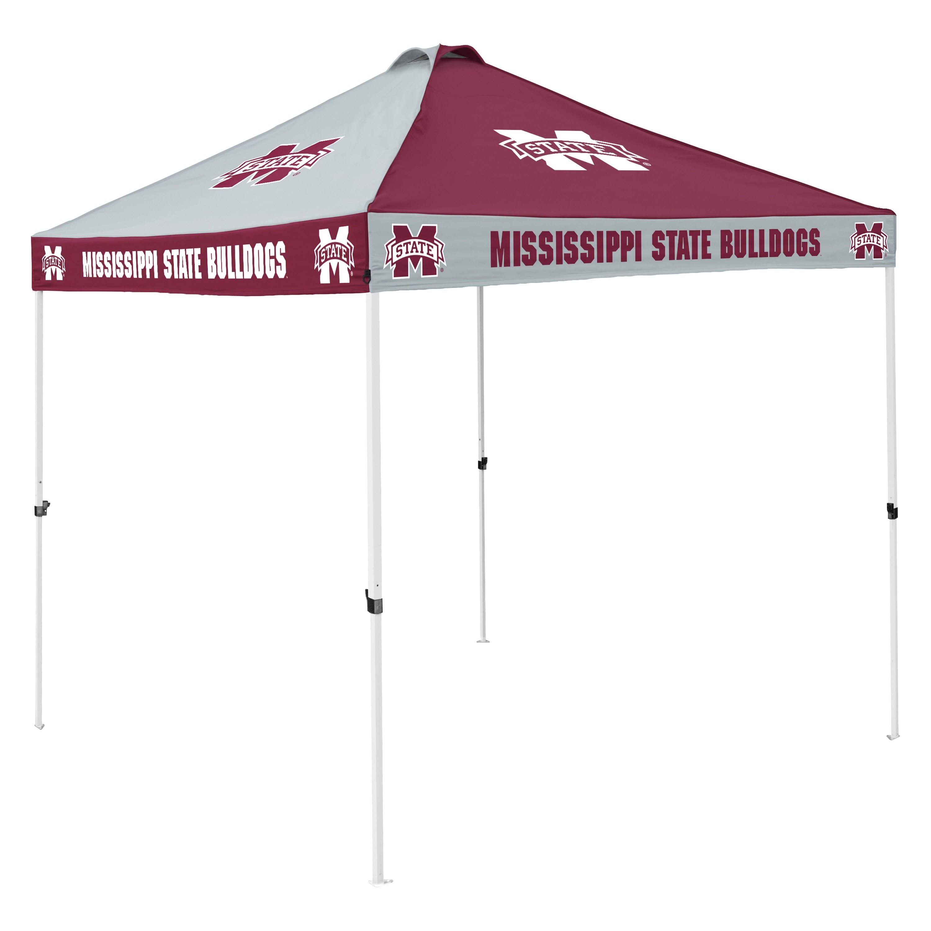 Mississippi State Bulldogs Checkerboard Logo Canopy Tailgate Tent
