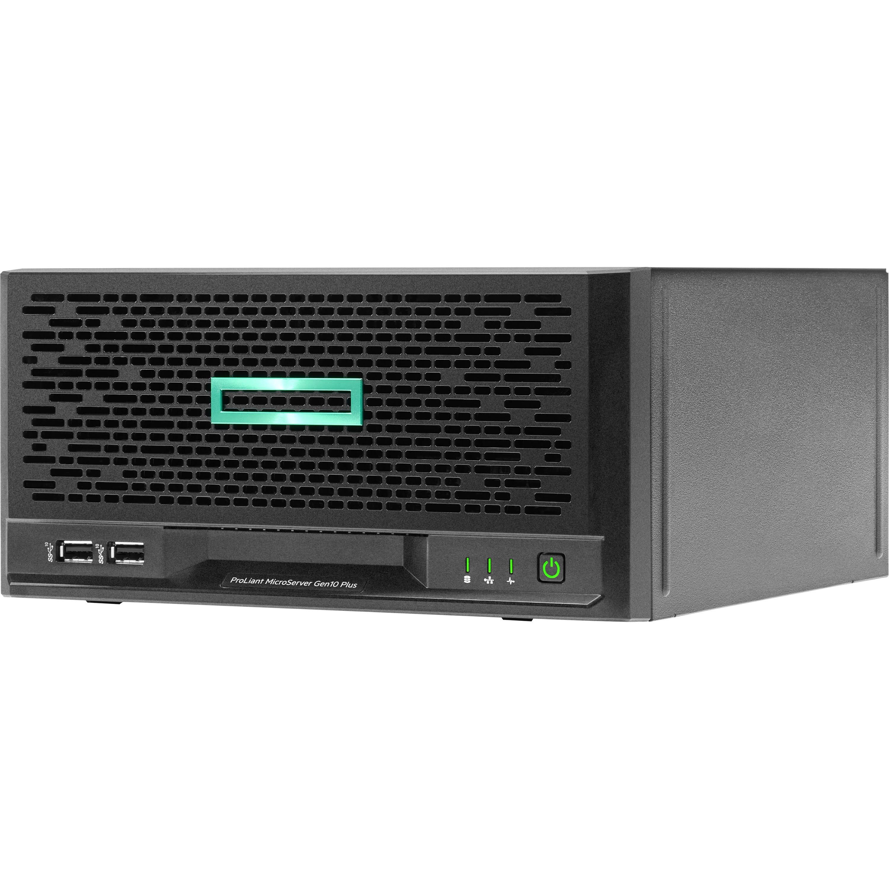 HPE ProLiant MicroServer Gen10 Plus Performance Server - Xeon E-2224 3.4 GHz - 16 GB, 16 GB RAM - No HDD