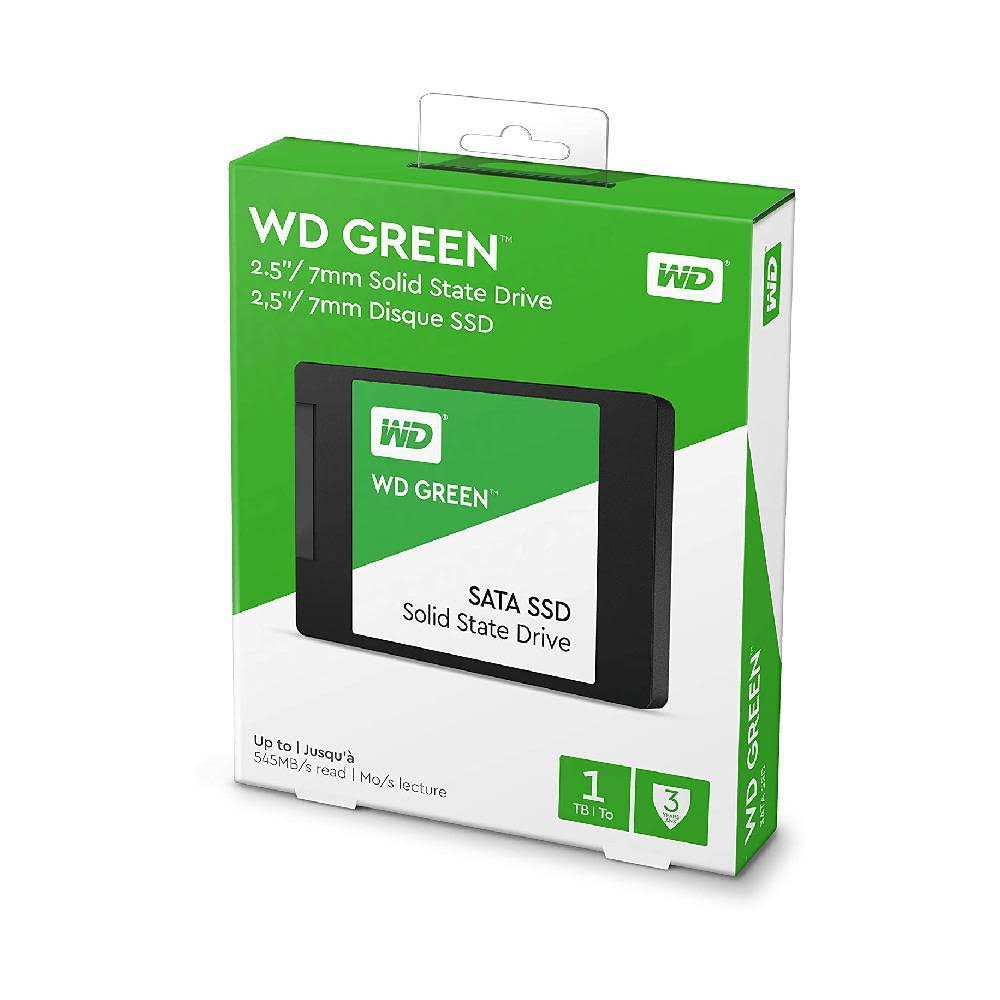 WD Green 1 TB Internal SSD - 2.5x22 - WDS100T2G0A - SATA 6Gb/s