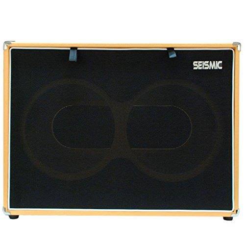 Seismic Audio Empty Orange Tolex 2x12x22 Guitar Speaker Cab Cabinet 212