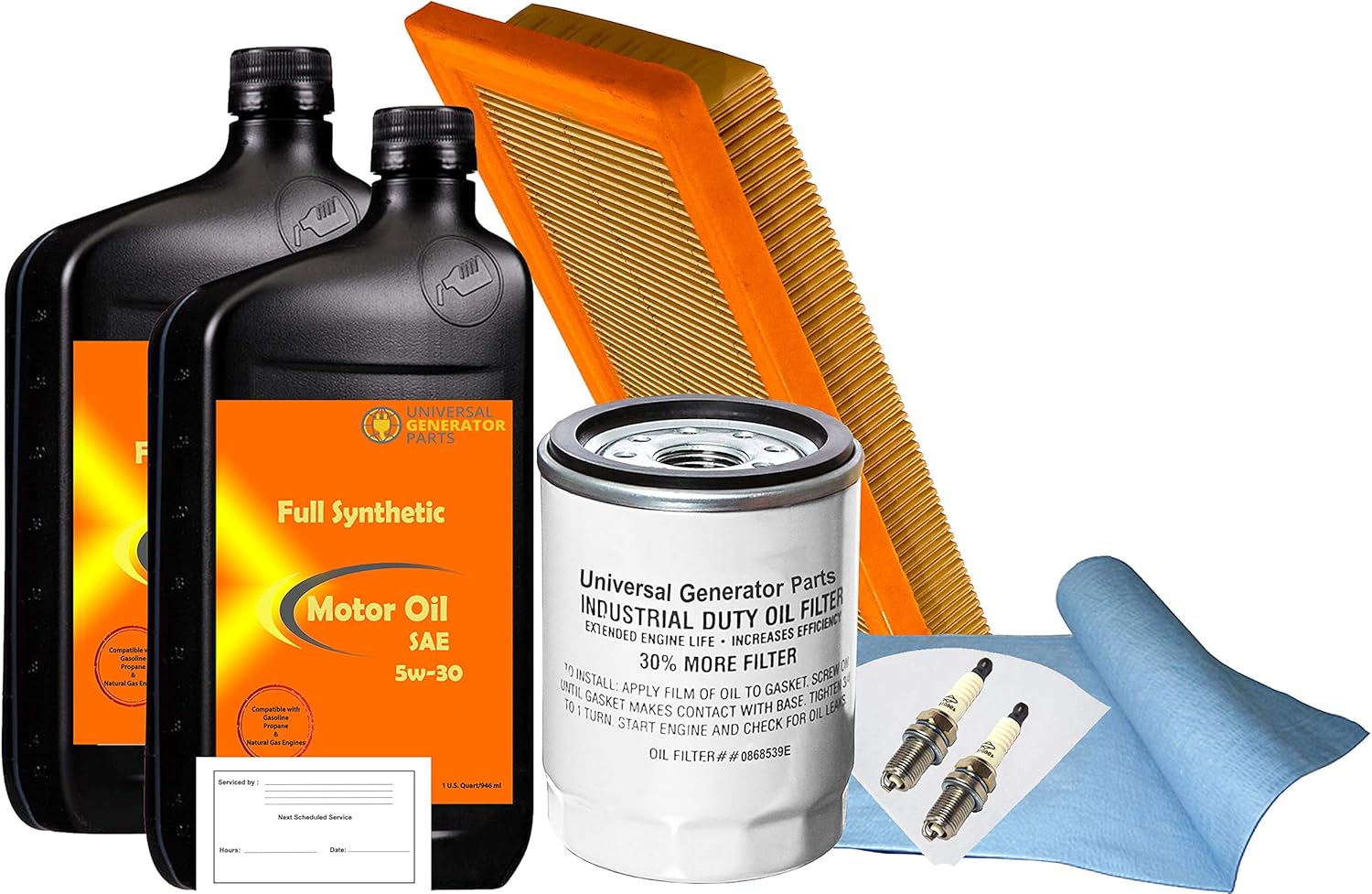 UGP Replacement for Generac 0J93230SSM 20Kw-22Kw SM 999 Maintenance Kit (Synthetic Oil) by Universal Generator Parts Pack of 2