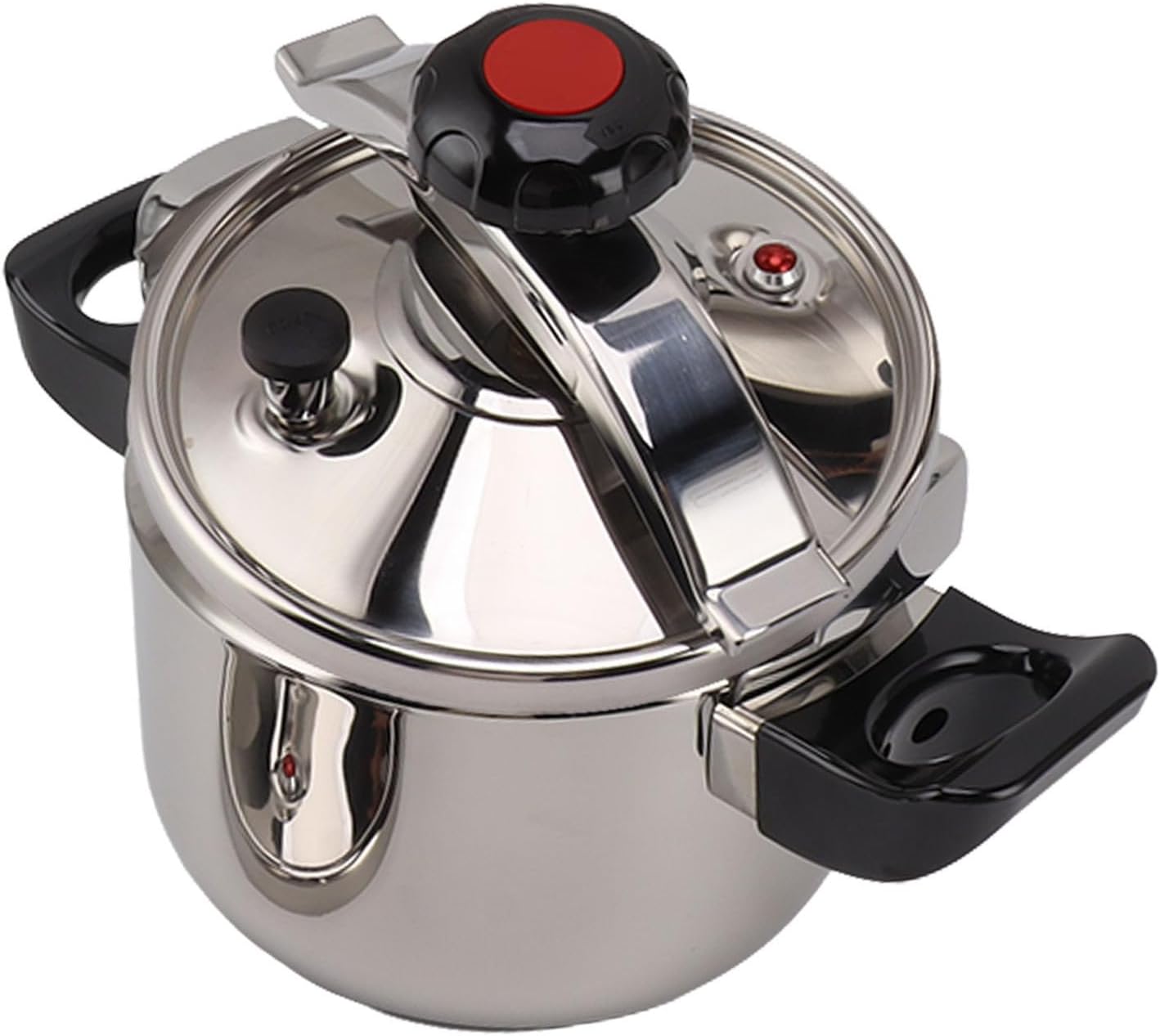 Pressure Cooker, Double Bottom Stainless Steel Pressure Cooker Multi Functional for Induction Stove (11L)