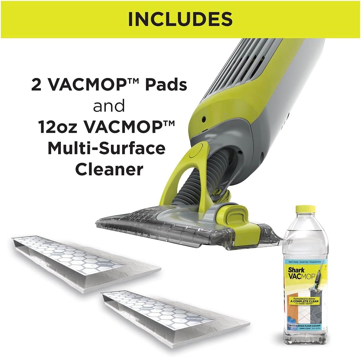 Shark VACMOP Cordless Hard Floor Vacuum Mop with Disposable VACMOP Pad, VM200
