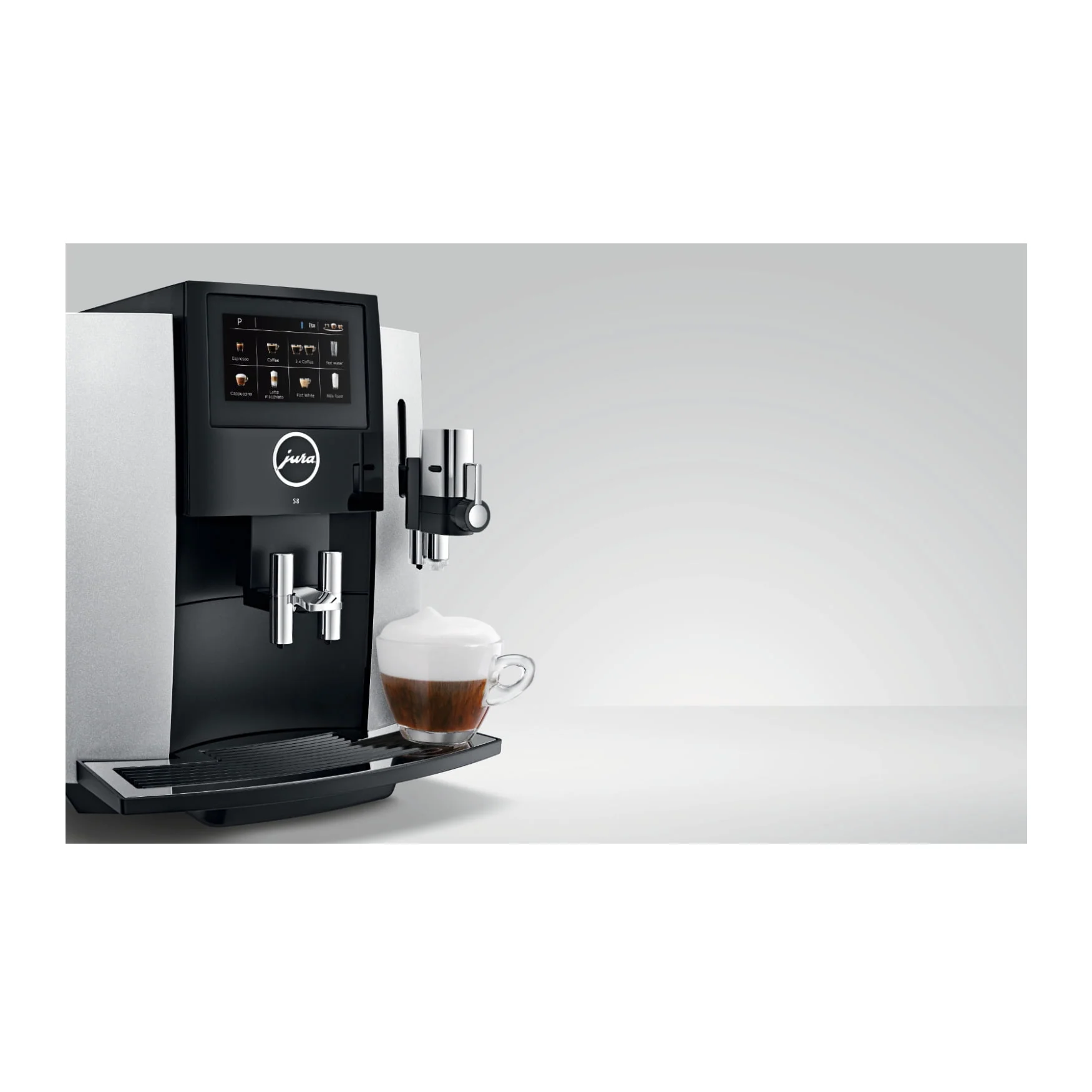 Jura S8 Multifunction Automatic Coffee & Espresso Machine | Chrome
