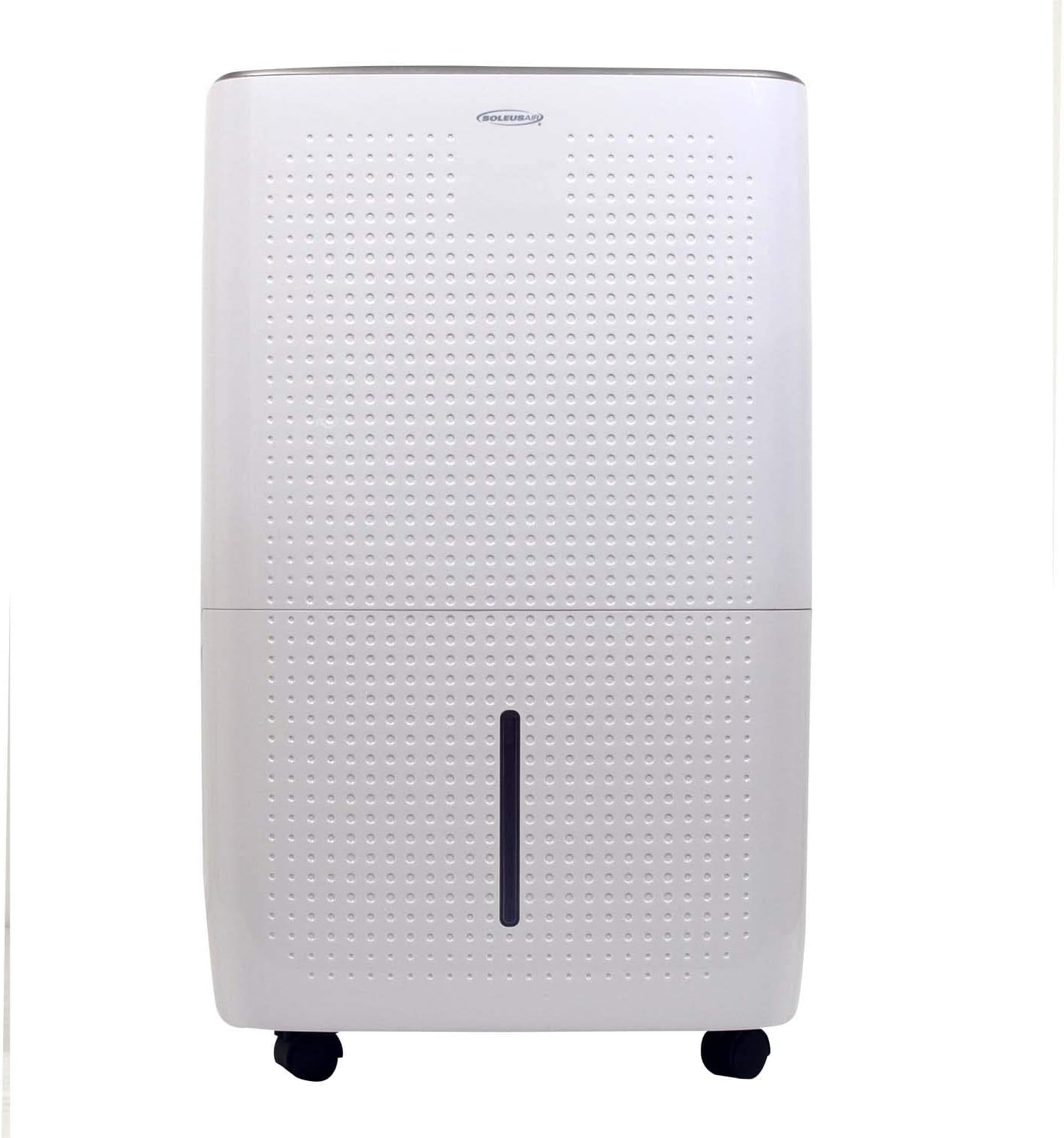 Soleus Air Energy Star Rated 50 Pint (Former 70 Pint) Dehumidifier for Up to 4,500 Sq Ft, Overheat Prevention Safety Sensors, Easiest To Operate with MyHome Programming, Mirage Display