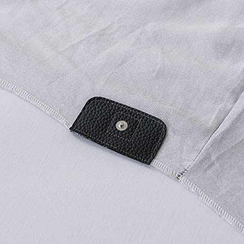 MiemieAi Faraday cage Radiation EMF Protection Bed White Canopy