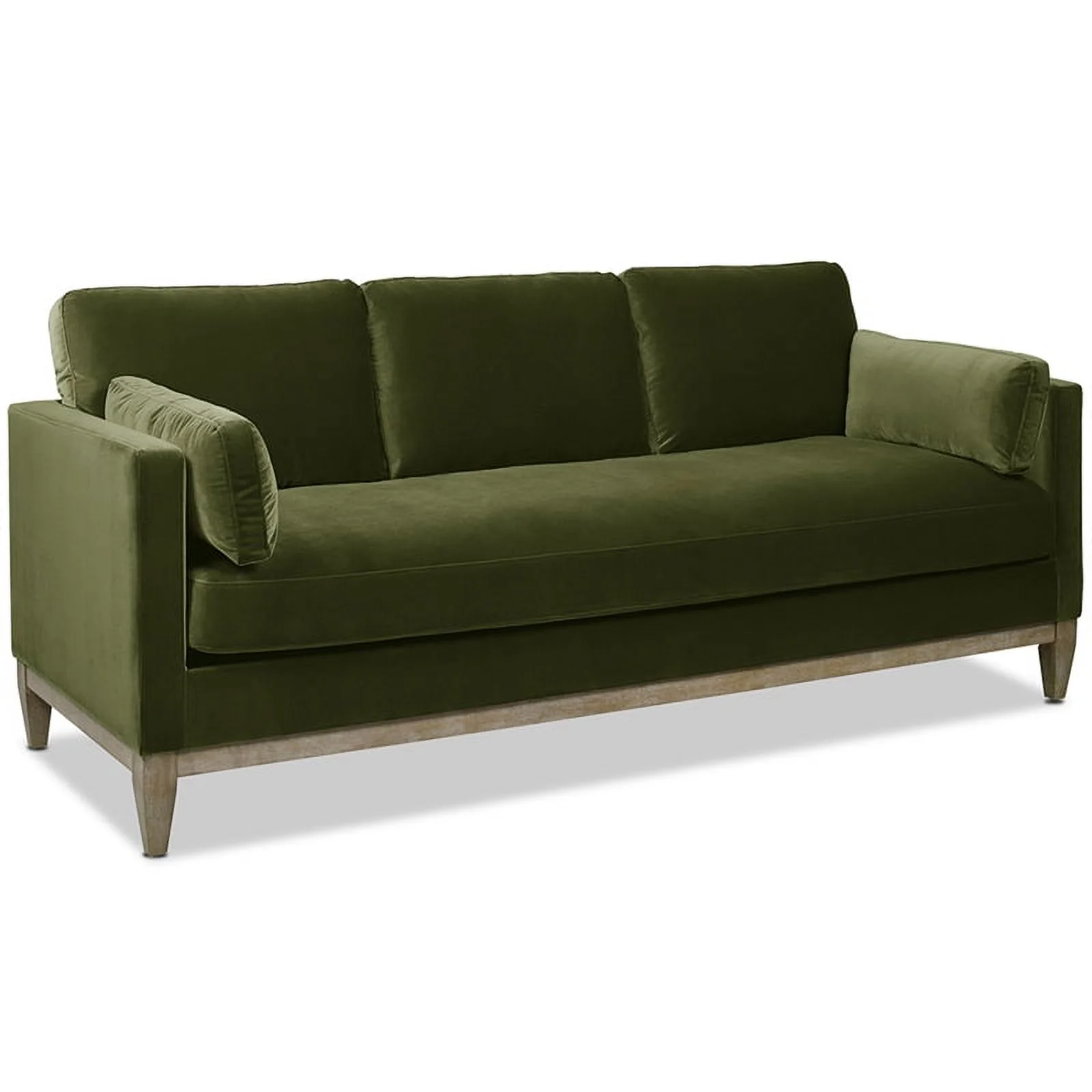 Jennifer Taylor Home Knox 84" Modern Farmhouse Sofa Olive Green