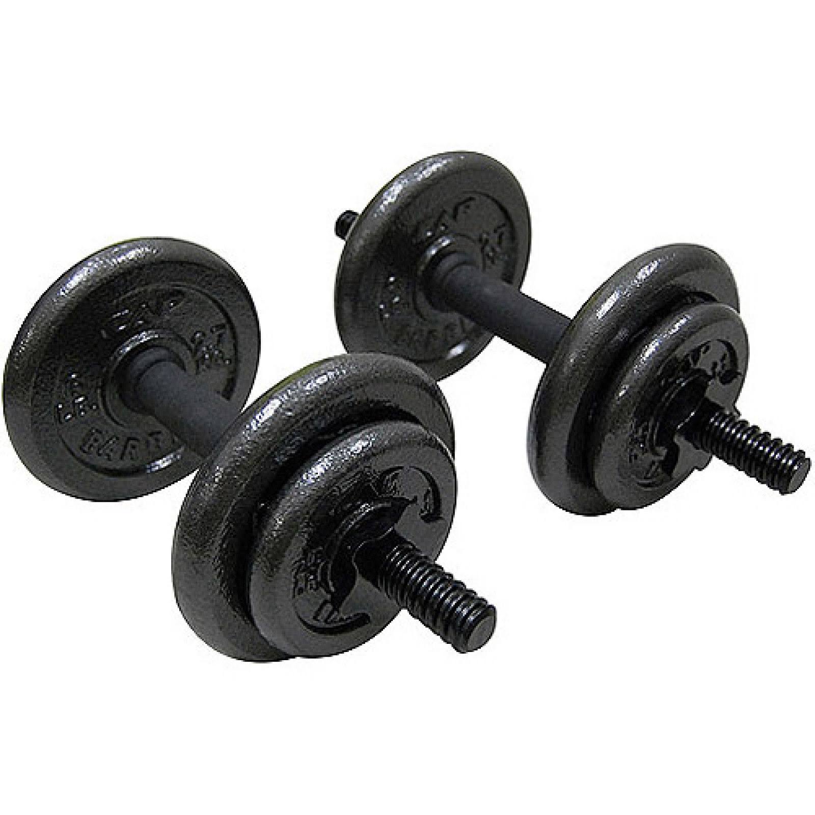Gold&s Gym Adjustable Cast Dumbbell Set 40 lbs