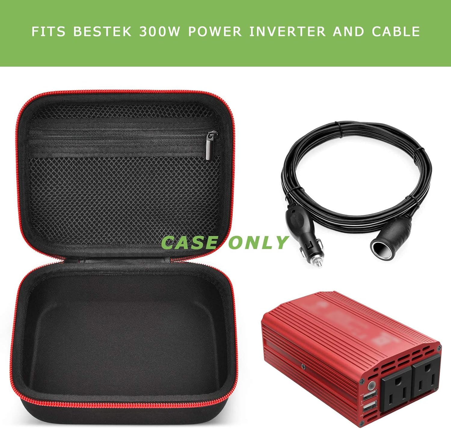 Case Compatible with BESTEK 300W Power Inverter DC 12V to 110V AC Car Inverter - Not Include Power Inverter, Case Only