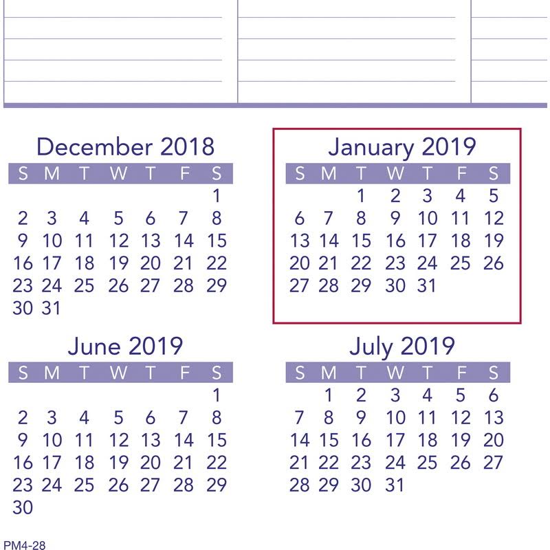 At-a-glance 2019 Monthly Wall Calendar
