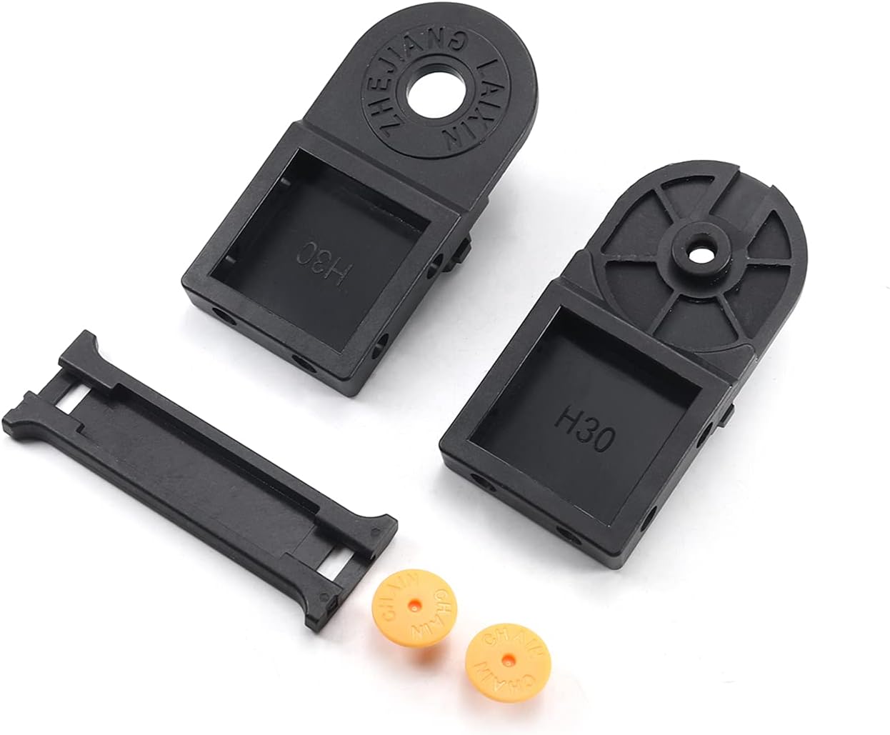 Fielect Drag Chain Cable Carrier Open Type with End Connectors R100 35X100mm 1 Meter Plastic for Electrical CNC Router Machines Black 1Pcs