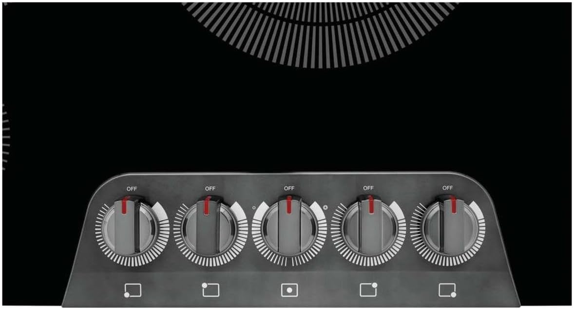 Frigidaire GCCE3670A Gallery 36 Inch Wide 5 Burner Electric Cooktop with EvenTemp™ Technology - Black Stainless Steel