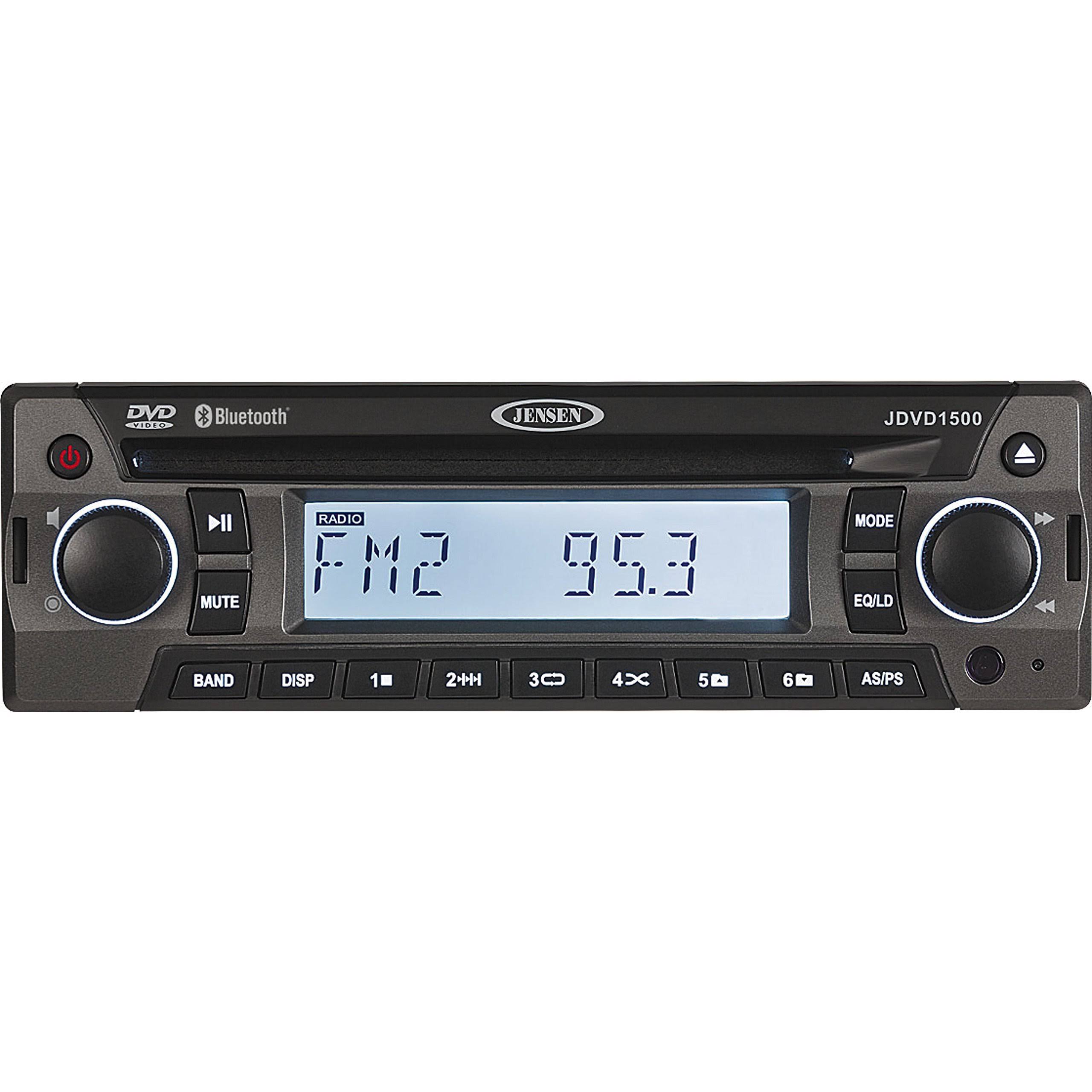 Jensen JDVD1500 12V AM/FM/CD/DVD/Bluetooth Player