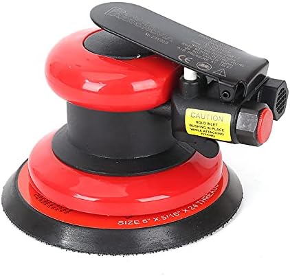 Pneumatic Random Orbit Sander Air Tool Air Powered,Palm Sander,Air Sander DA for metal and wood 6inch Pack of 2