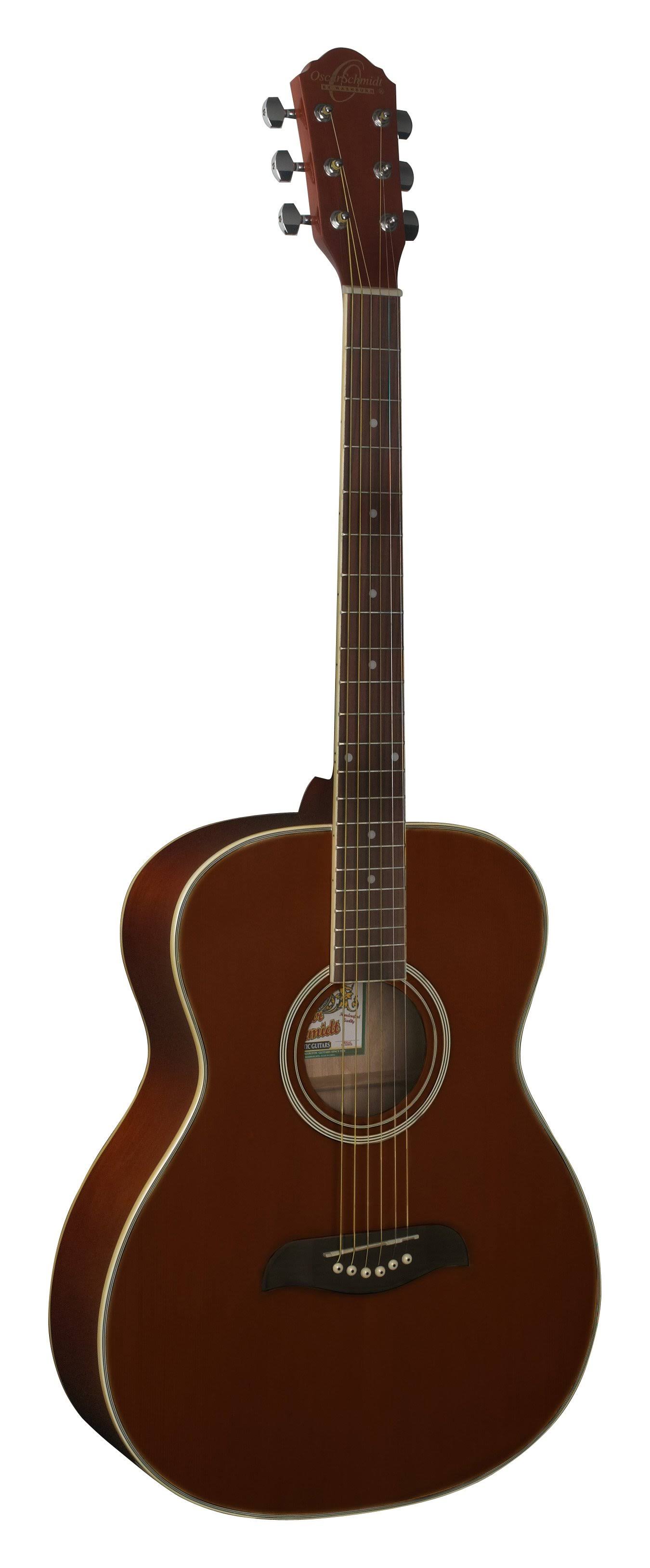 Oscar Schmidt OAM-A Auditorium Acoustic Guitar. Mahogany