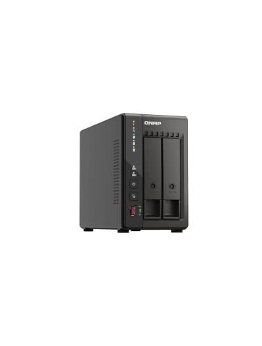 QNAP TS-453E-8G-US 4 Bay High-Performance Desktop NAS with Intel Celeron Quad-core Processor, 8 GB DDR4 RAM and Dual 2.5GbE (2.5G/1G/100M) Network Connectivity (Diskless)