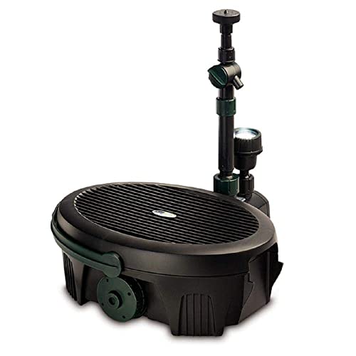 Aquagarden Pennington, Inpond, Pond & Water Pump, Filter, UV Clarifier, LED Spotlight and Fountain, All in One Solution for a Clean, Clear and Beautiful Pond