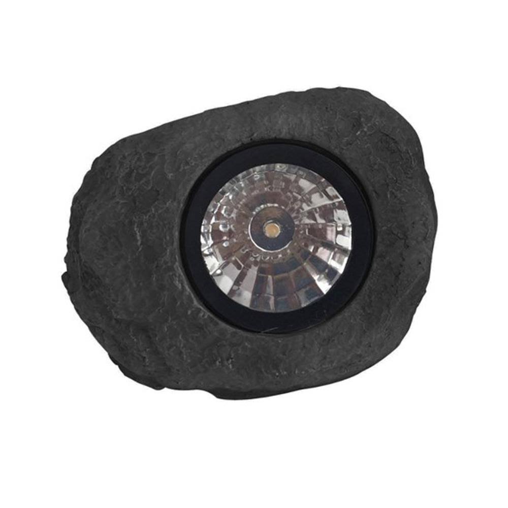 Hampton Bay Solar Hand-Painted Rock LED Spot Light (24-Pack)