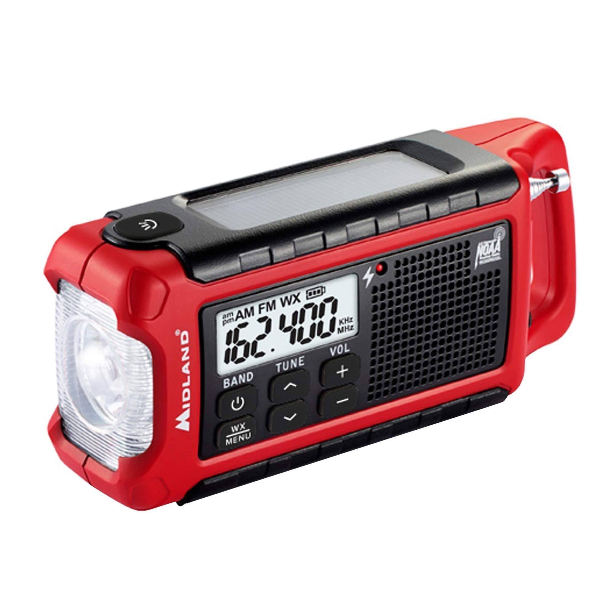 Midland E+Ready Radio, Crank, Emergency Compact ER210 - Megean