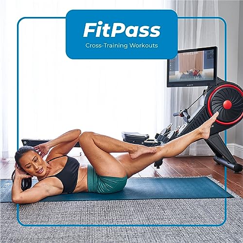 Echelon Row Series – Foldable Rowing Machine for Full-Body, Low-Impact Workouts with 22” Rotating HD Screen, Built-In Soundbar, Bluetooth Resistance & 30-Day Membership with Live Classes