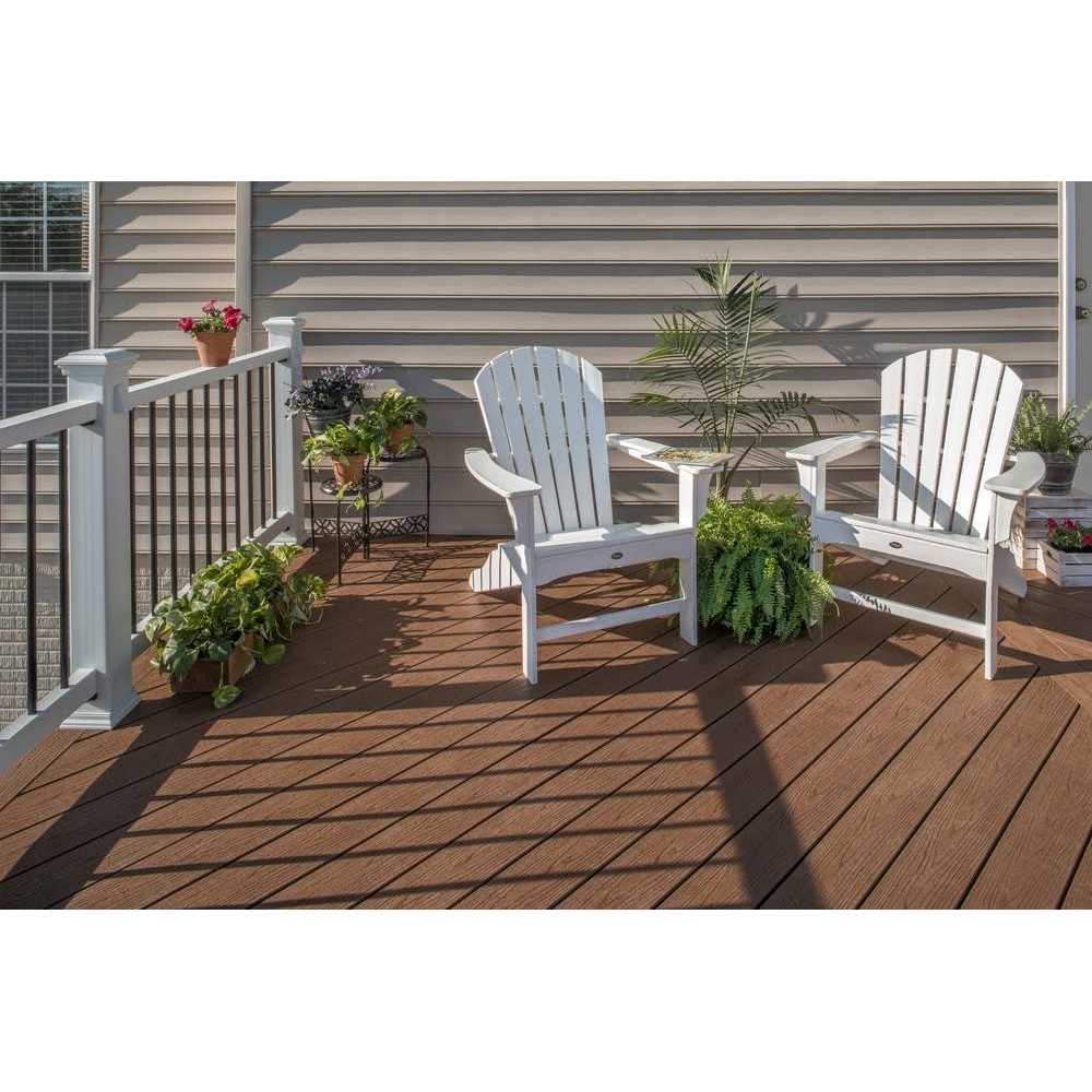Trex Enhance 6-ft x 2.75-in x 36-in Classic White Composite Deck Rail Kit Round Balusters Included WTRD0636HENKRT - Shop Hardware Tools Online Store
