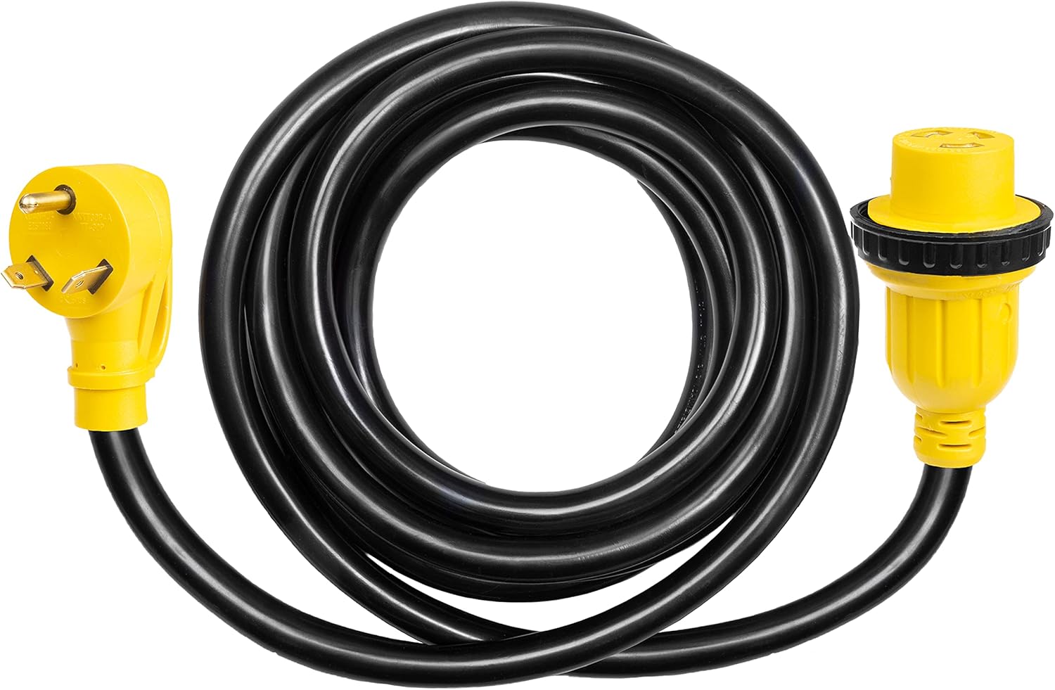 Iron Forge Cable 30 Amp RV Extension Cord 25 Ft - 10/3 STW TT-30P to NEMA L5-30R 125v RV Power Cord