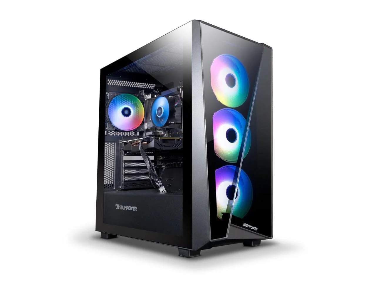 Refurbished iBuyPower SlateMeshI5N4601 Slate 6 i5-13600KF 3.5GHz NVIDIA GeForce RTX 3060 8GB 16GB RAM 1TB SSD Win 11 Home Black - Curated Treasures Market