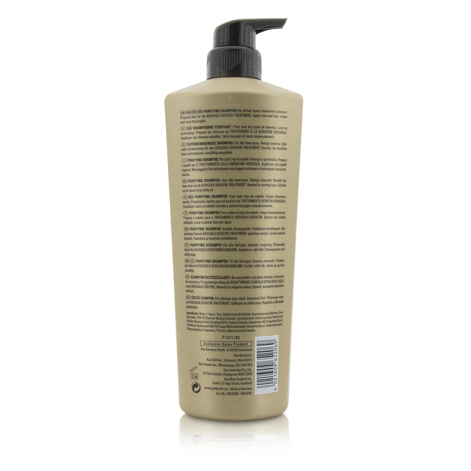 Goldwell Kerasilk Control Purifying Shampoo (For All Hair Types)  1000ml/33.8oz