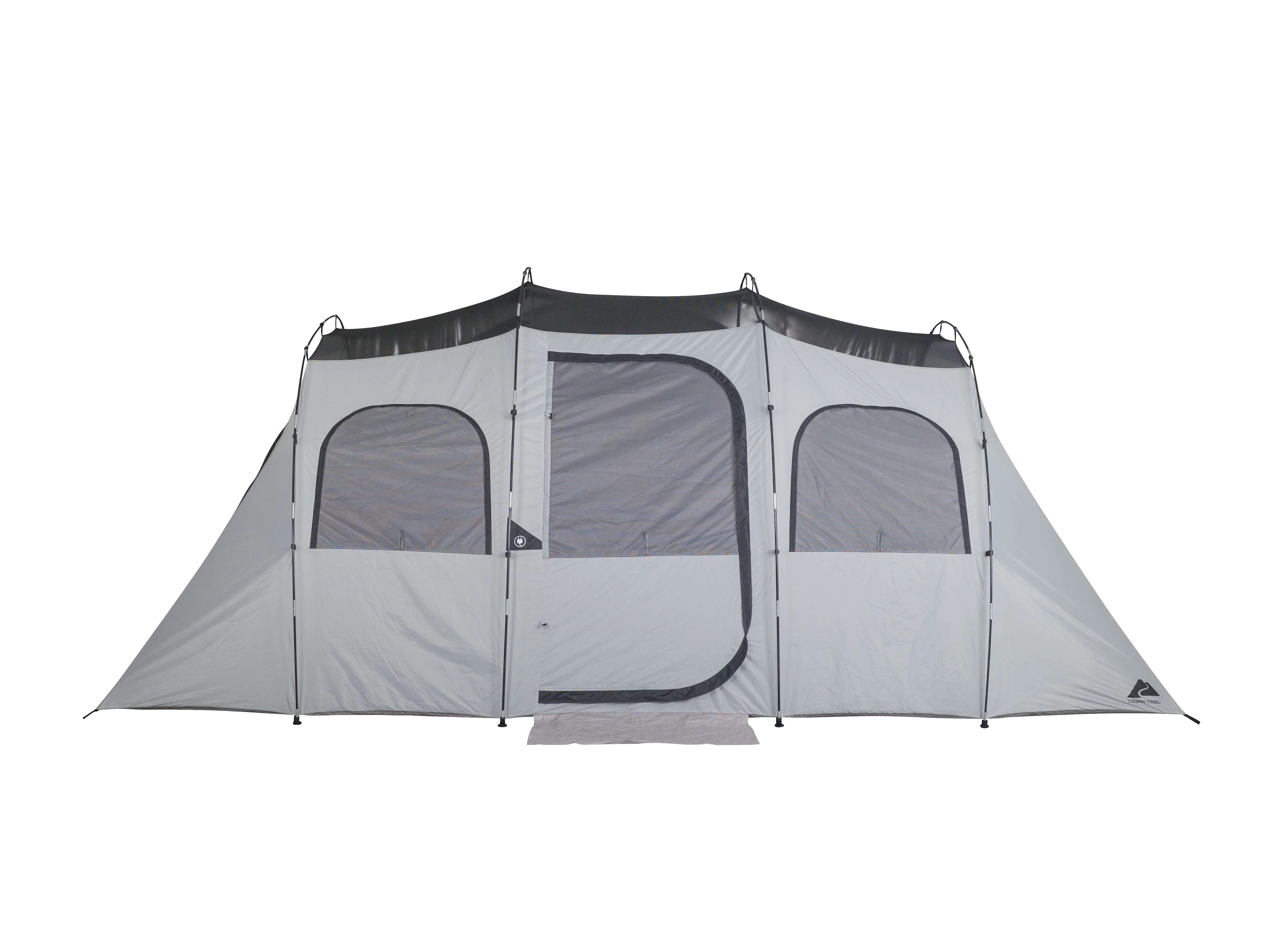 Ozark Trail 8 Person, Clip & Camp Family Tent, 16'  x 8 ' x 78, 23.81 lbs.