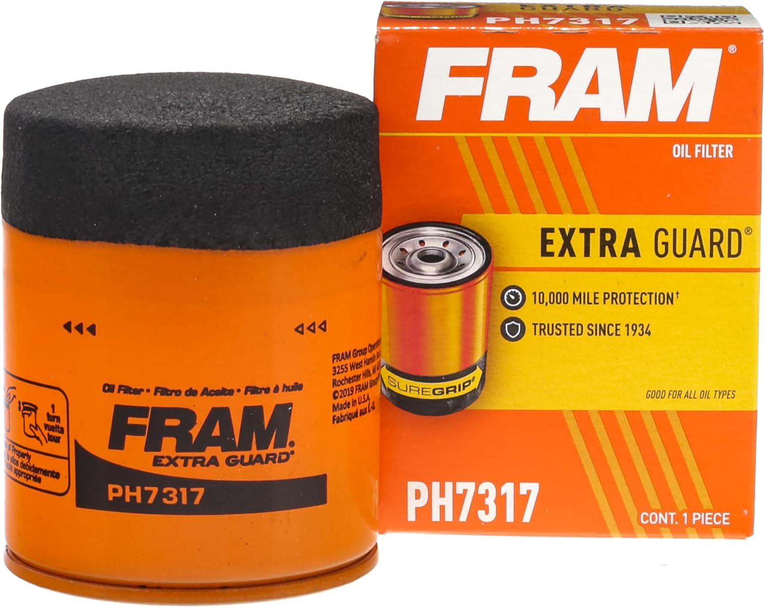 Fram PH7317-12PK Oil Filter Pack of 2