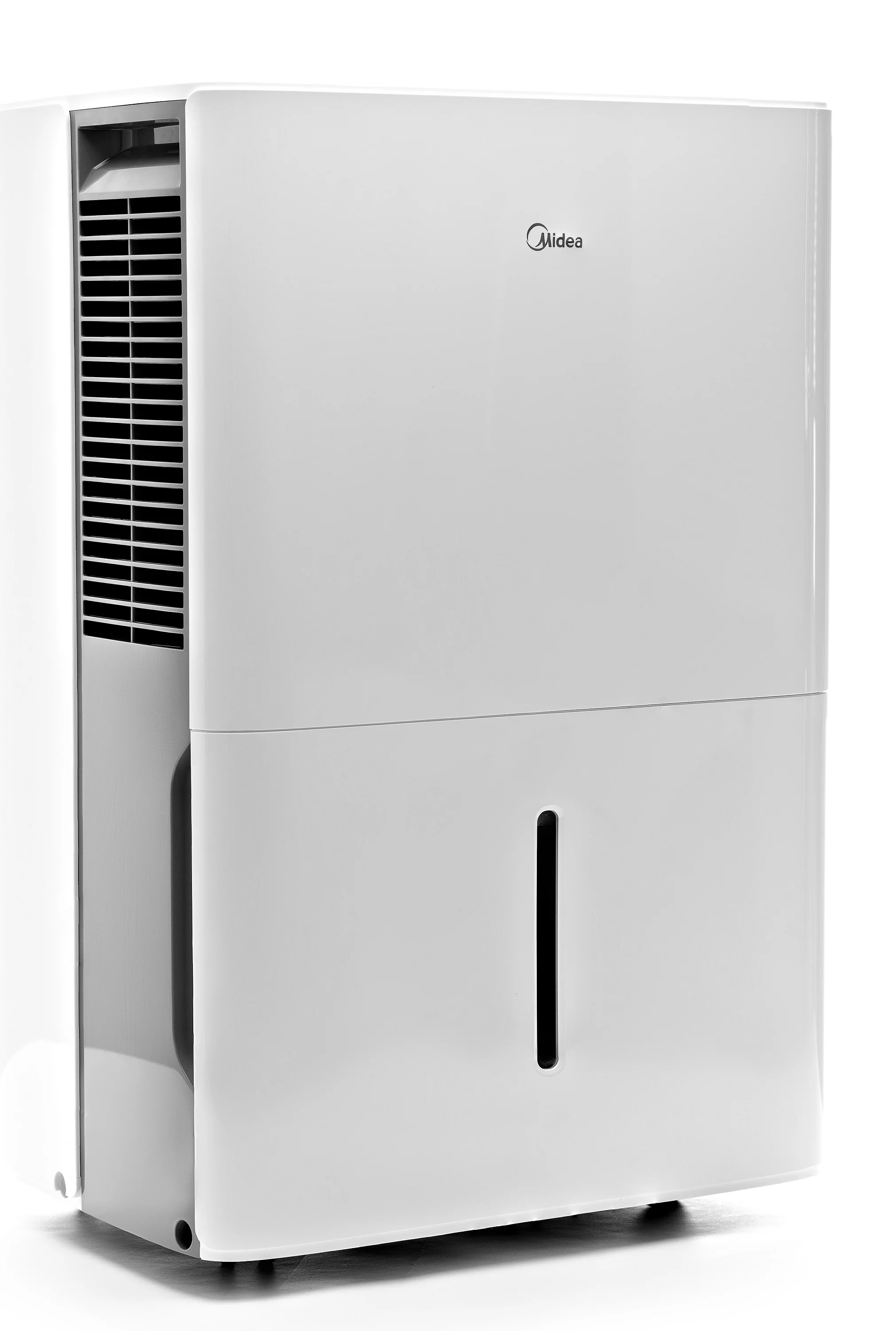Midea 50-Pint EnergyStar Smart Dehumidifier for Wet Rooms with Pump, White, MAD50PS1WS-E