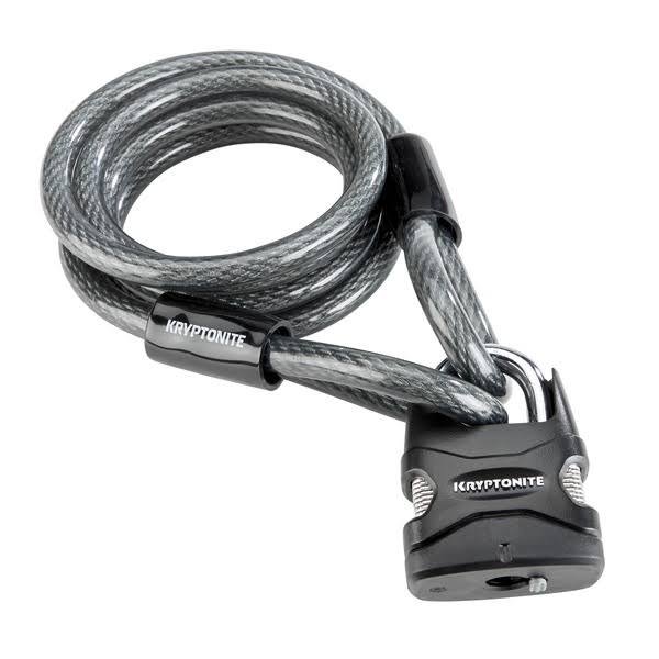 Kryptonite Lockdown Padlock & 12mm Cable Bicycle Lock