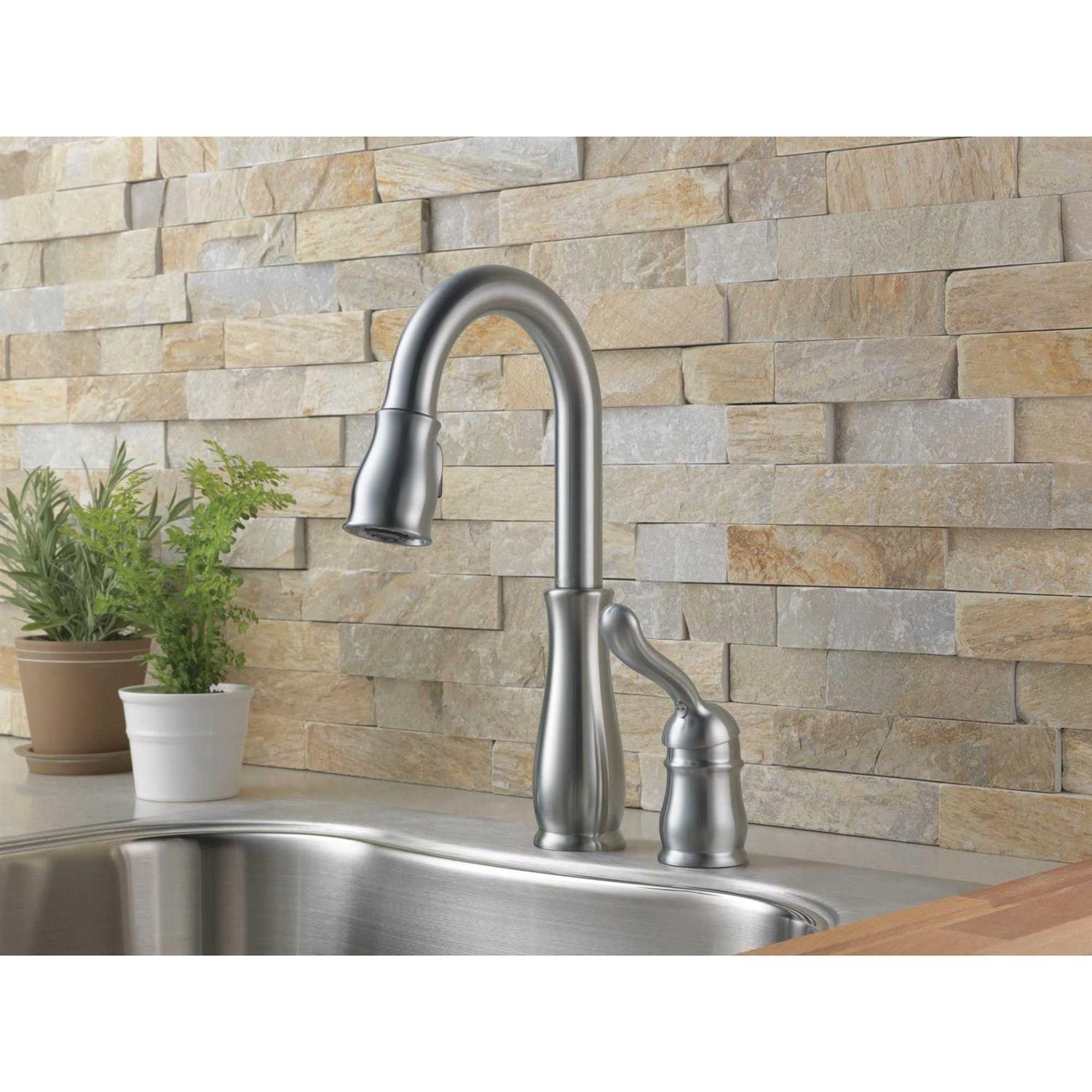 Delta Leland Single Handle Pull Down Kitchen Faucet - Shop Hardware Tools Online Store