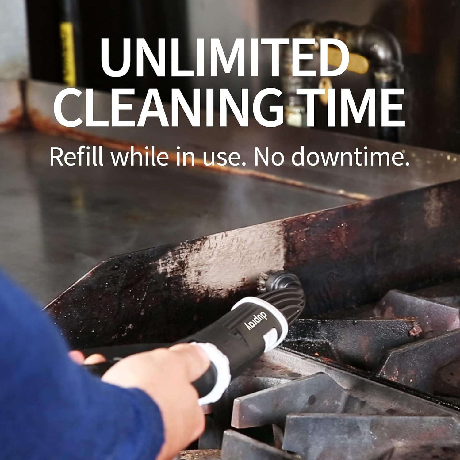 Dupray One Plus Steam Cleaner- Most Powerful Home and Professional, Chemical Free, Disinfecting, Portable Steamer for Cars, Floors, Grout, Tile, Windows, Furniture and made in Europe.