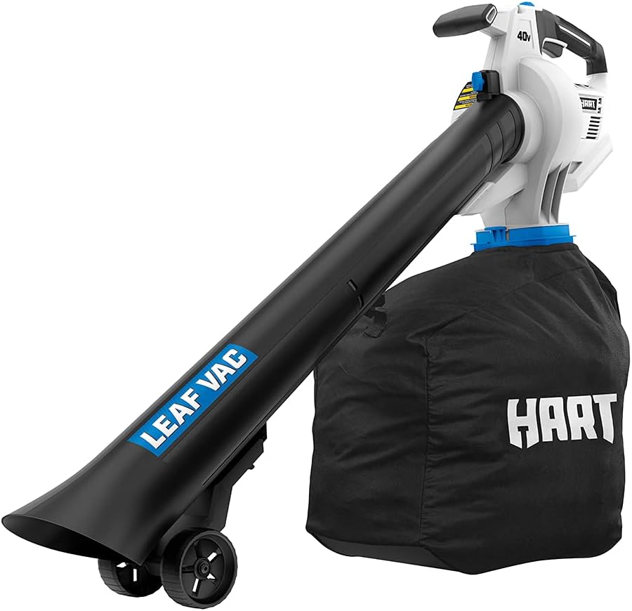 Hart 40V Cordless Leaf Vacuum Kit (Includes 4.0Ah Li-Ion Battery + Charger)