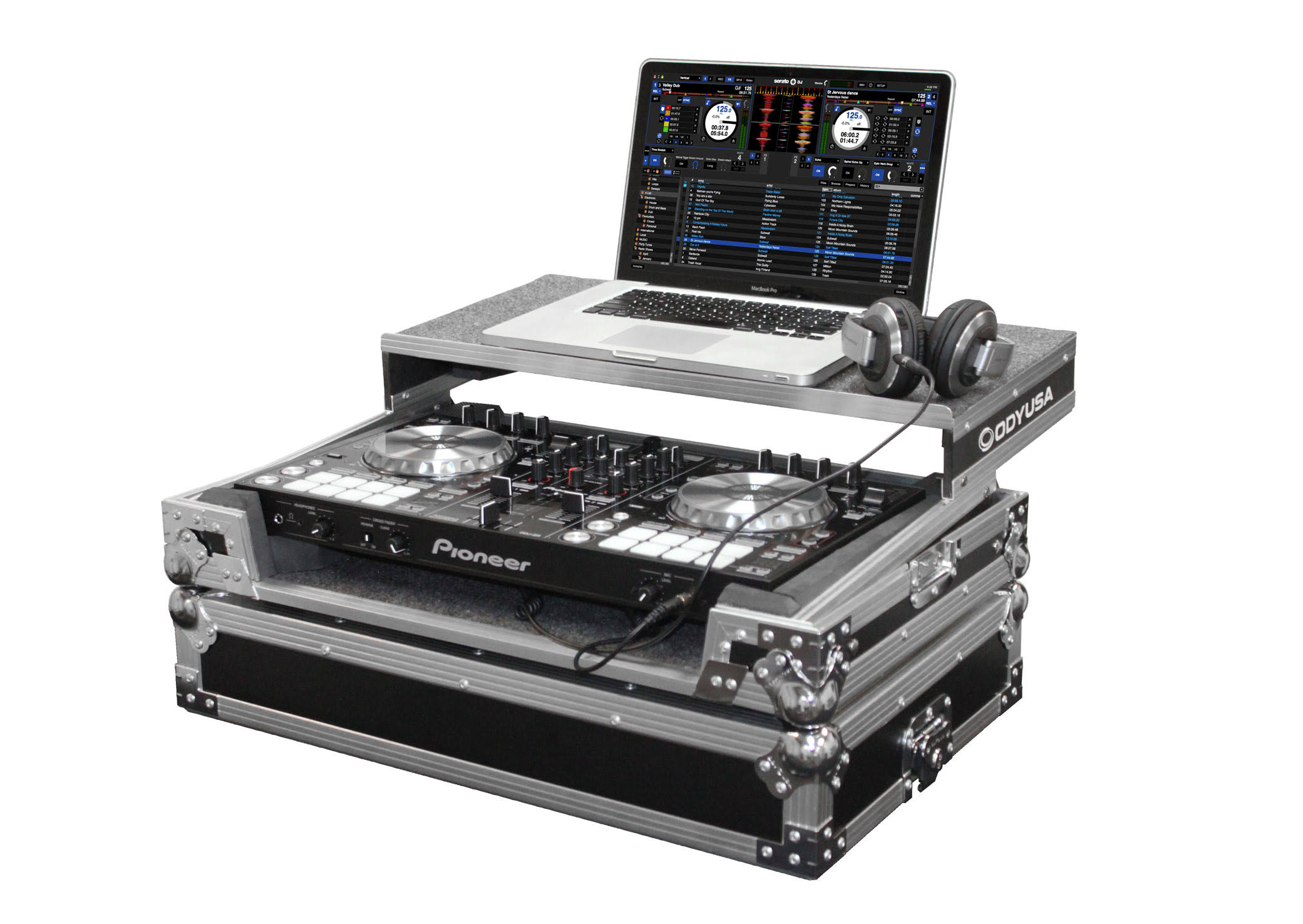 Odyssey FZGSPIDDJSR Flight Zone Glide Case for Pioneer DDJ-SR