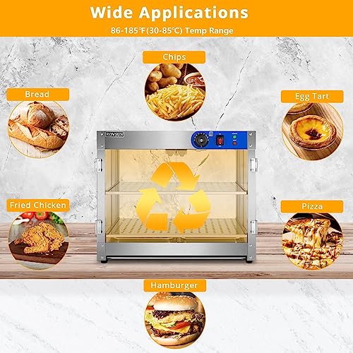 ROVSUN 110V Commercial Food Warmer Display
