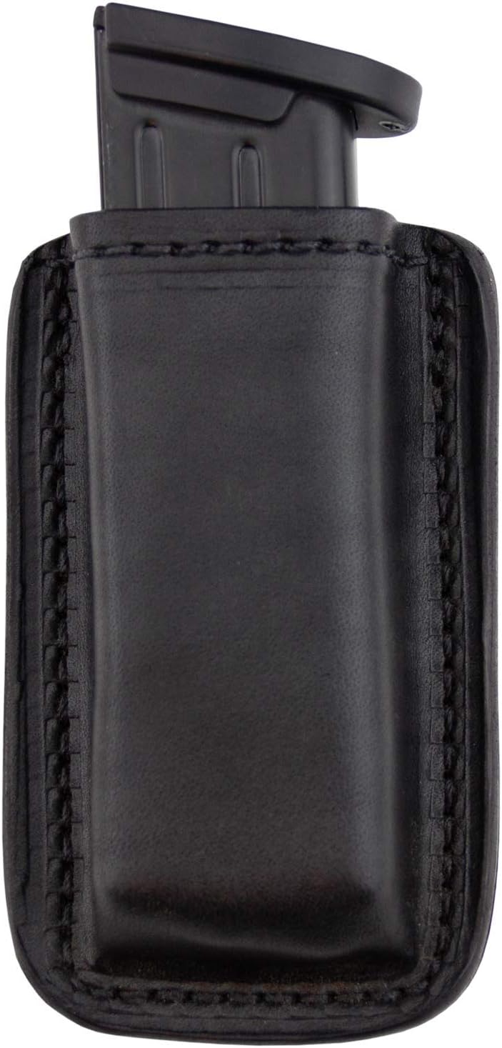 Relentless Tactical Leather Magazine Holder | Made in USA | Sizes to fit virtually Any 9mm .40 .45 or .380 Pistol Mag | Single or Double Stack | IWB or OWB