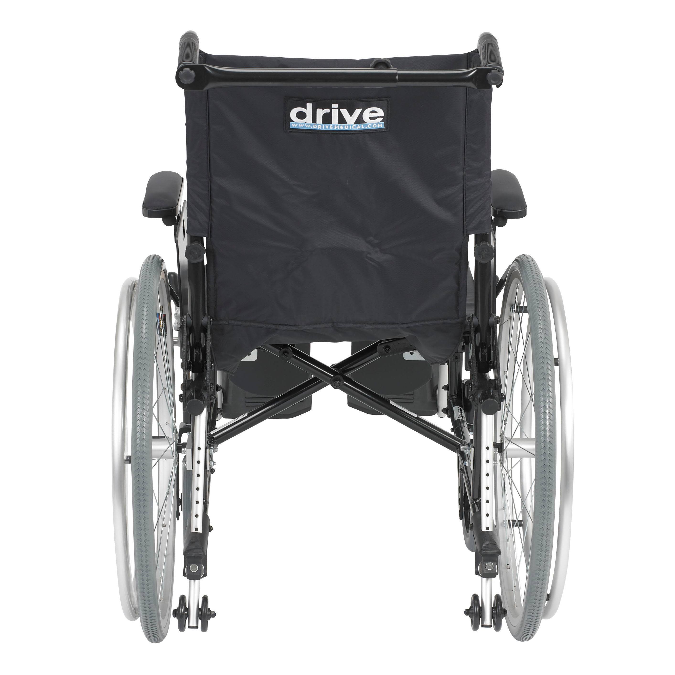 Drive Medical Cougar Ultra Lightweight Rehab Wheelchair, Elevating Leg