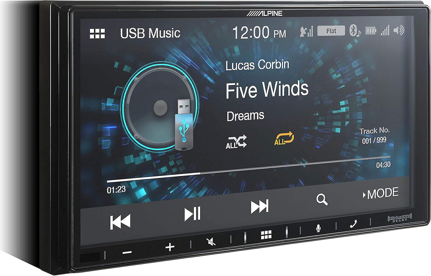 Alpine iLX-W650 Compatible with CarPlay & Android Auto - Includes SXV300V1 Sirius XM Tuner
