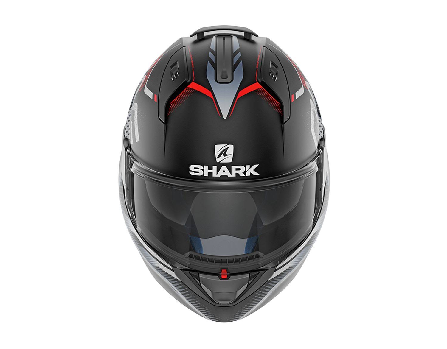 Shark EVO-ONE 2 Keenser Mat Helmet S Black-Silver-Red