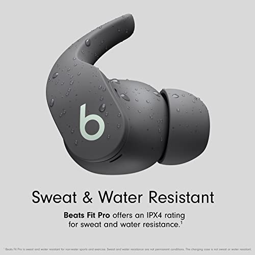 Beats Fit Pro True Wireless Noise Cancelling in-Ear Headphones - Black, MK2F3LL/A (Renewed)