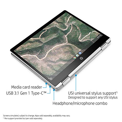 HP Chromebook X360 12-Inch HD+ Touchscreen Laptop, Intel Celeron N4000, 4. GB SDRAM, 32 GB eMMC, Chrome