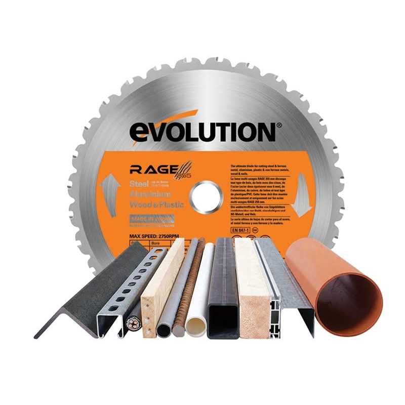 Evolution Power Tools 15 Amp 10 in. Multi-Material Table Saw RAGE5-S - Shop Hardware Tools Online Store