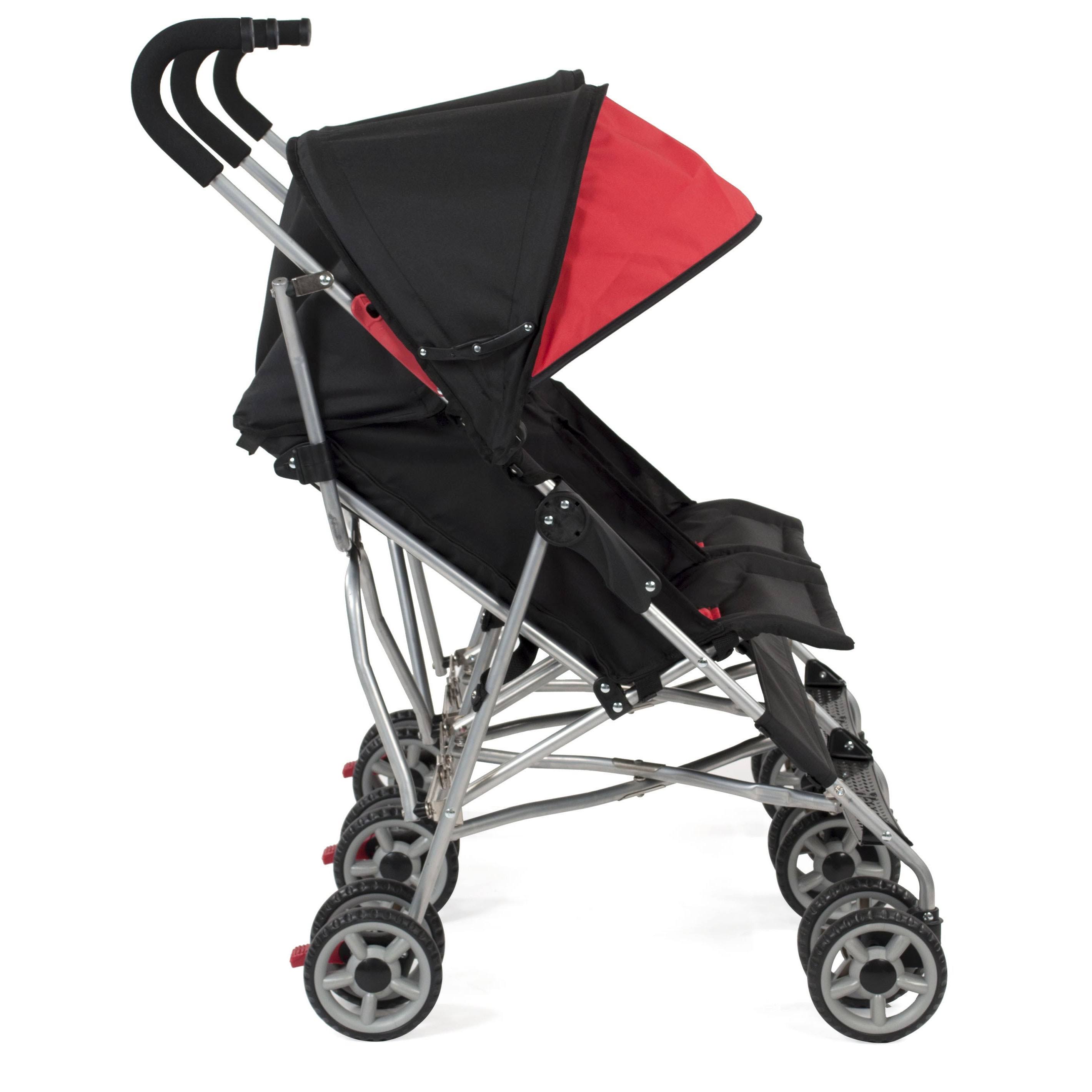 Kolcraft Cloud Double Umbrella Stroller, Scarlett Red
