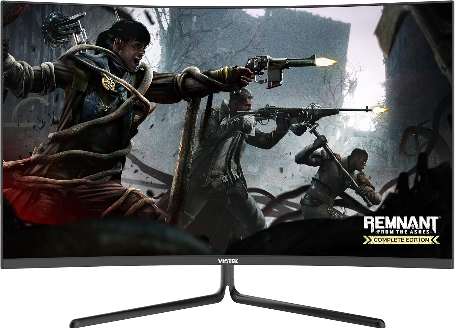 VIOTEK GNV27DB 27-Inch Curved QHD Gaming Monitor | 144Hz 2560x1440p 1ms (OD) | 1500R Curvature, G-Sync-Ready FreeSync | DP, 3X HDMI, 3.5mm | 3-Year Warranty + Zero-Tolerance Dead Pixel Policy (VESA)