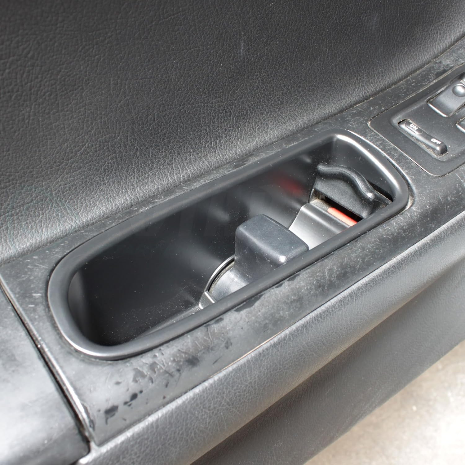 1993-1995 Mazda RX-7 FD3S Aluminum Interior Door Pull Handles - Black - by Rotary13B1