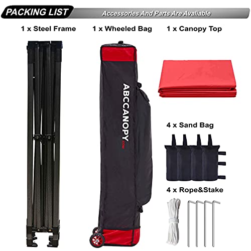ABCCANOPY Patio Pop Up Canopy Tent Commercial-Series