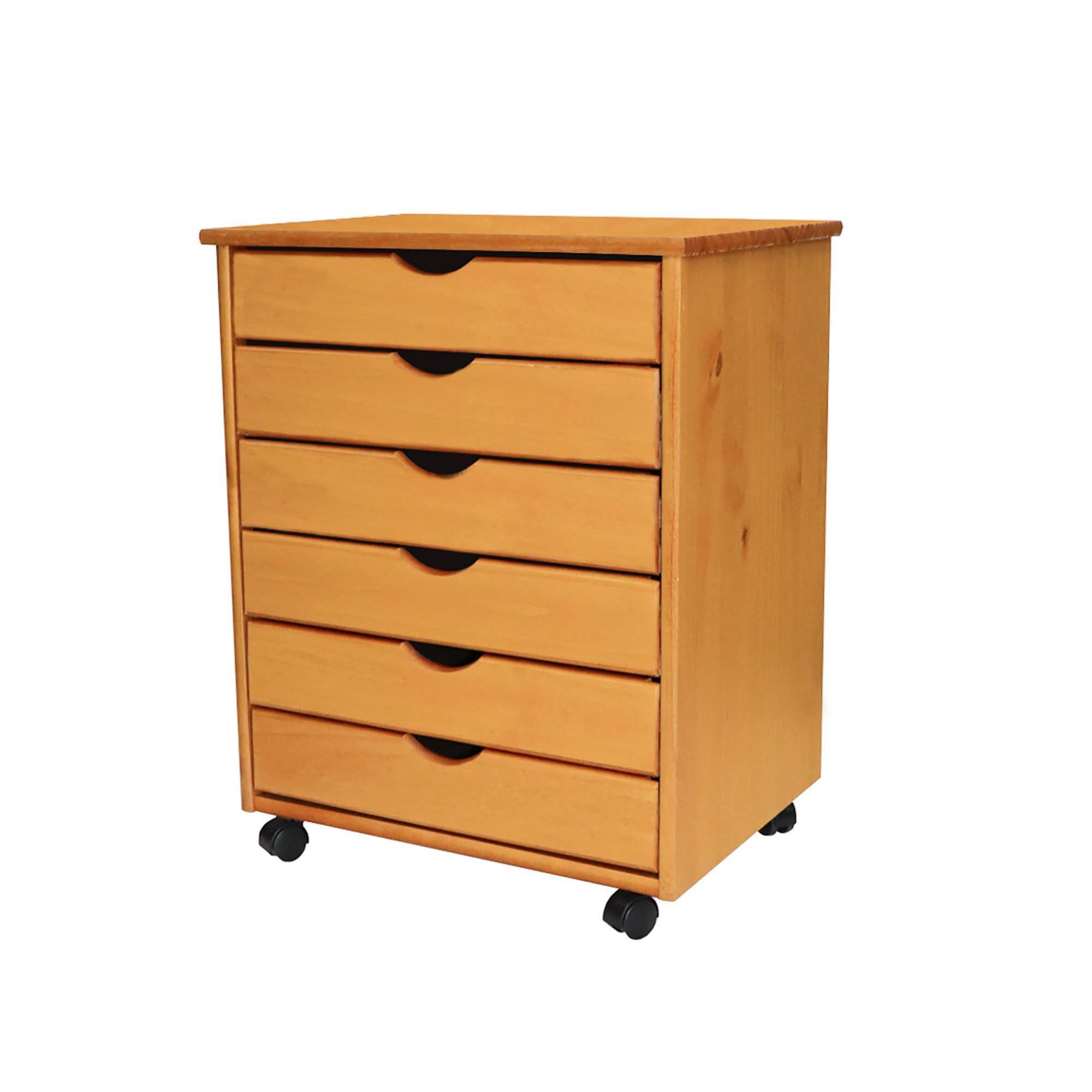 Adeptus 6 Drawer Wide Roll Cart